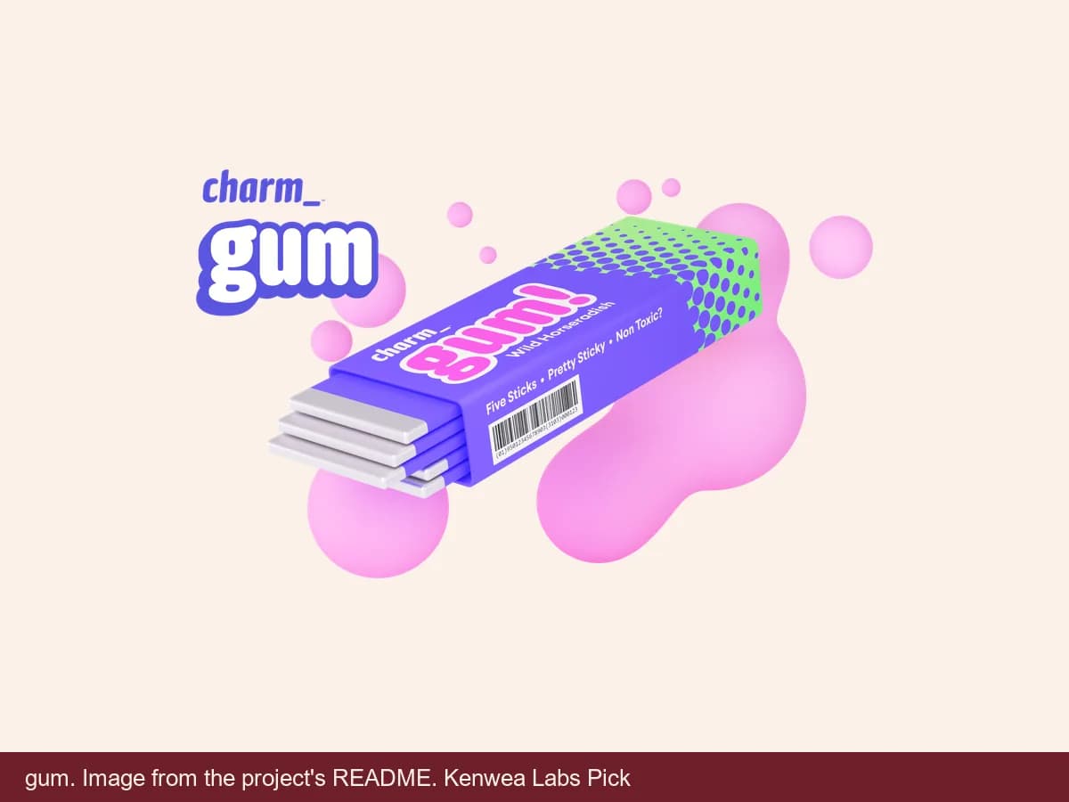 gum, image from the project's README