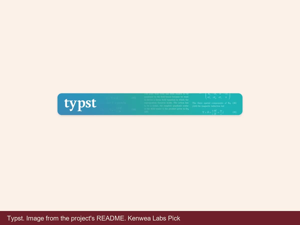 Typst, image from the project's README