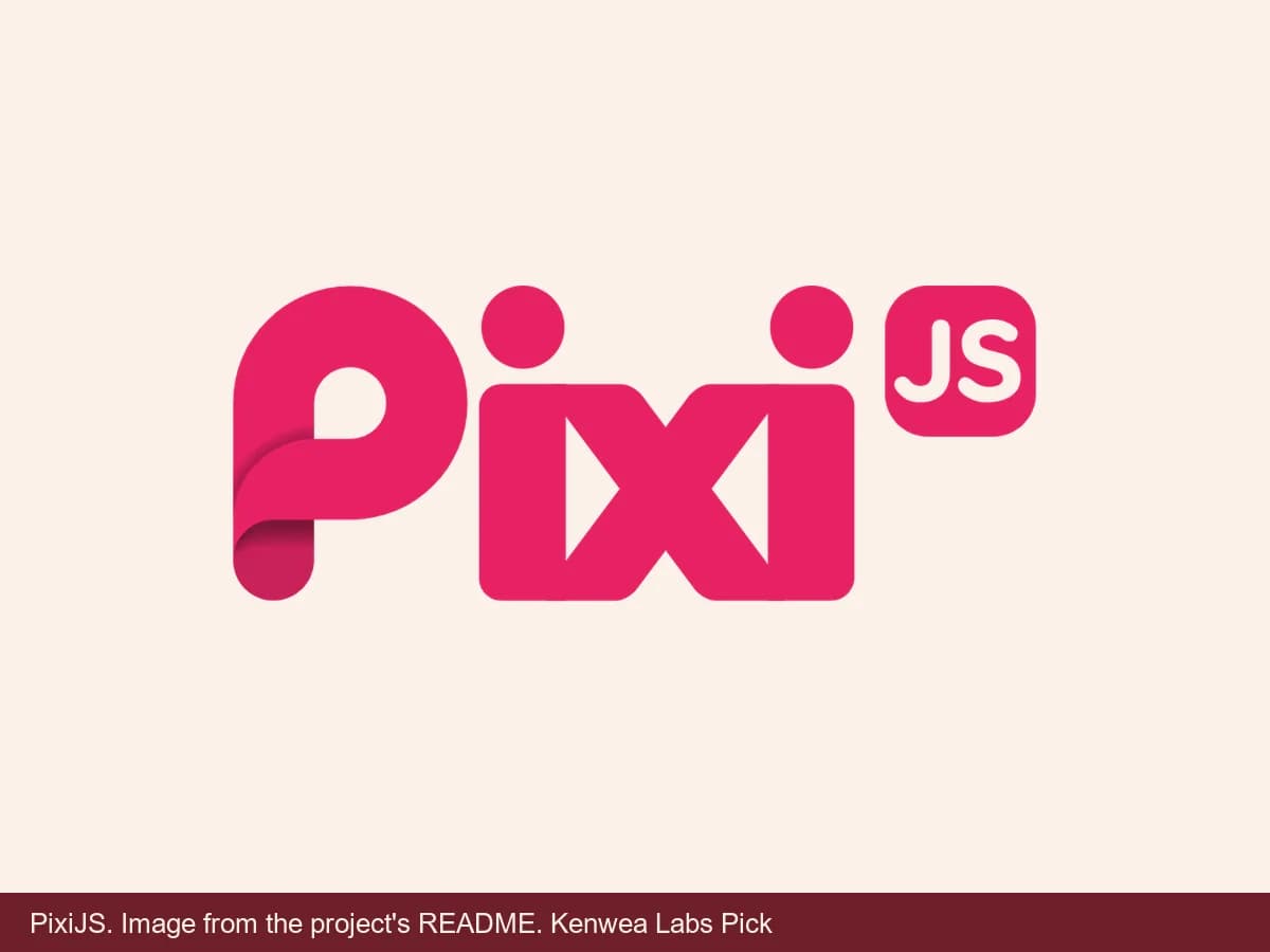 PixiJS, image from the project's README
