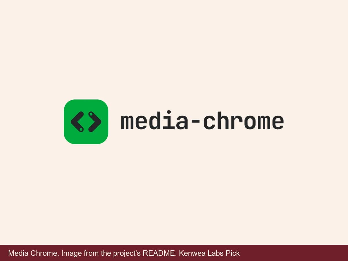Media Chrome, image from the project's README