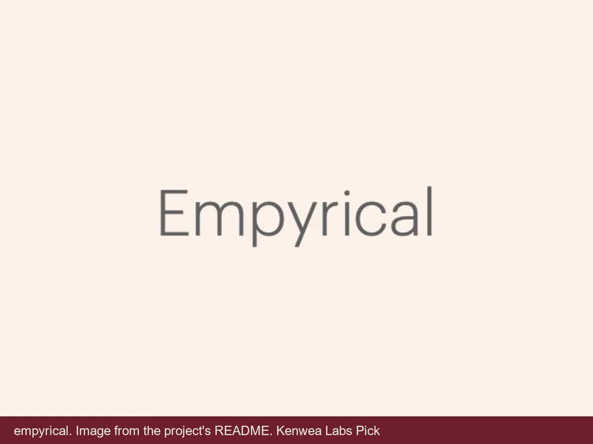 empyrical, image from the project's README