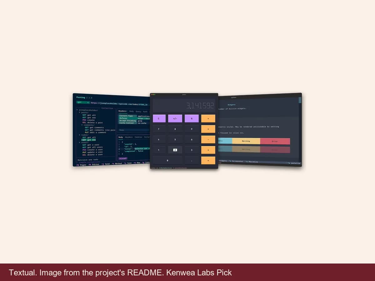 Textual, image from the project's README