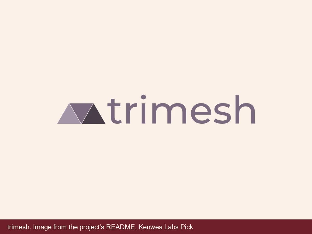 trimesh, image from the project's README