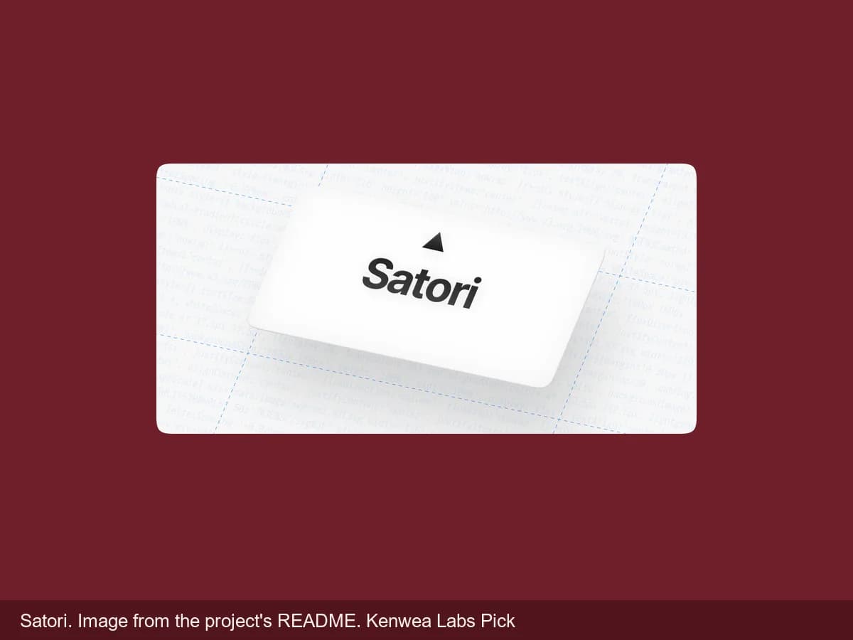 Satori, image from the project's README