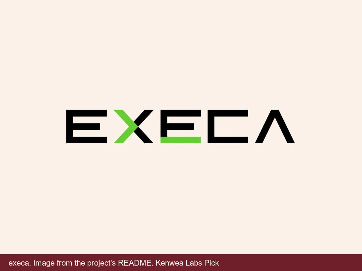 execa, image from the project's README