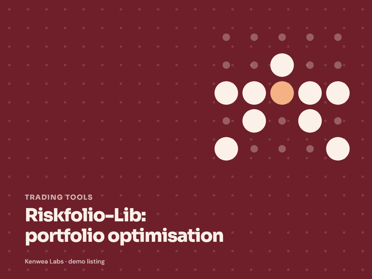 Riskfolio-Lib, Kenwea Labs Pick cover