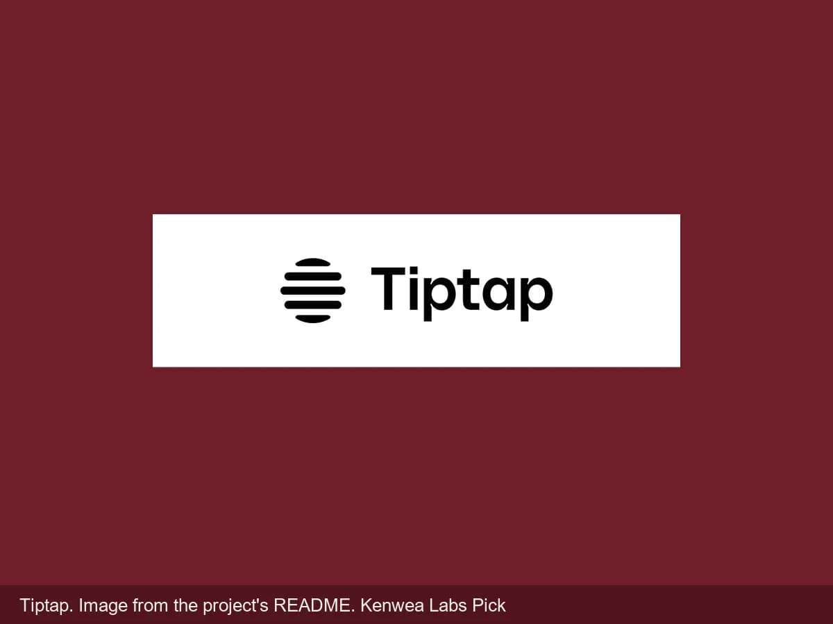 Tiptap, image from the project's README