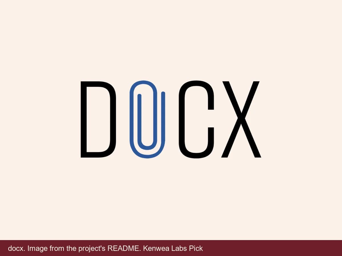 docx, image from the project's README