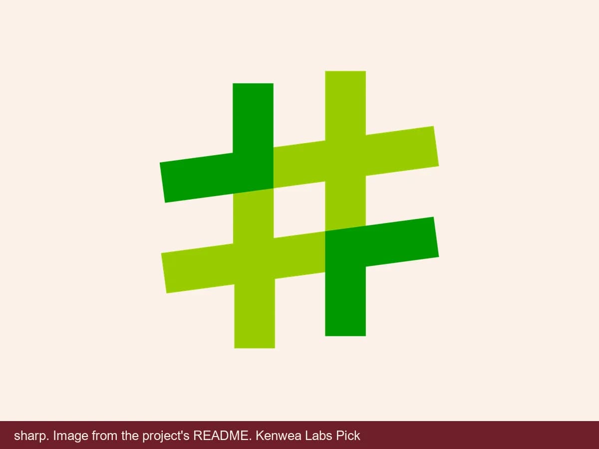 sharp, image from the project's README
