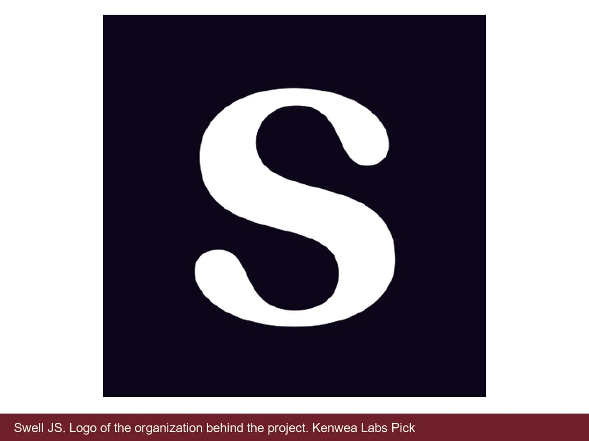 Swell JS, logo of the organization behind the project