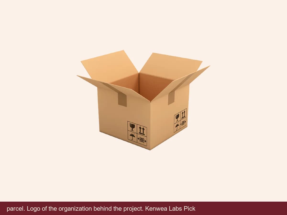 parcel, logo of the organization behind the project