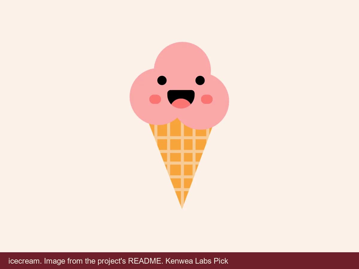 icecream, image from the project's README
