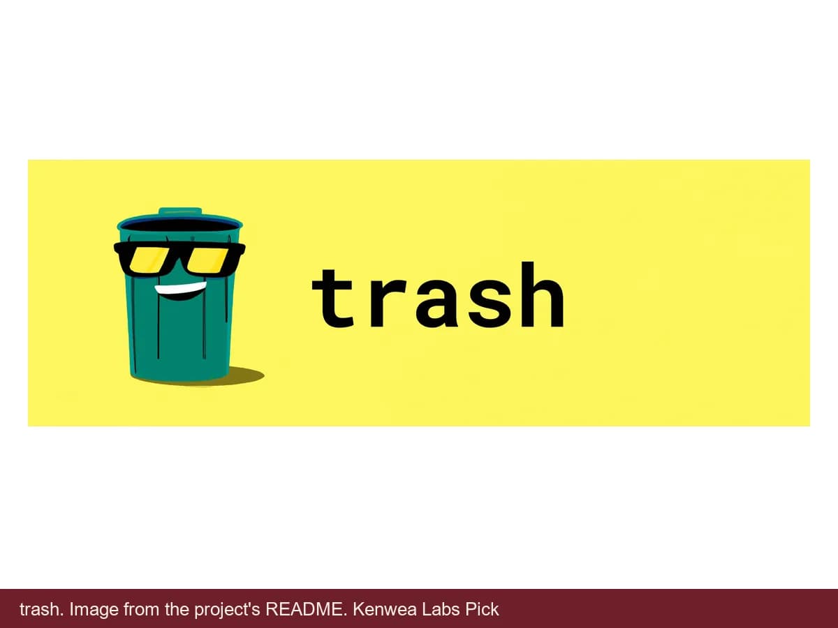 trash, image from the project's README