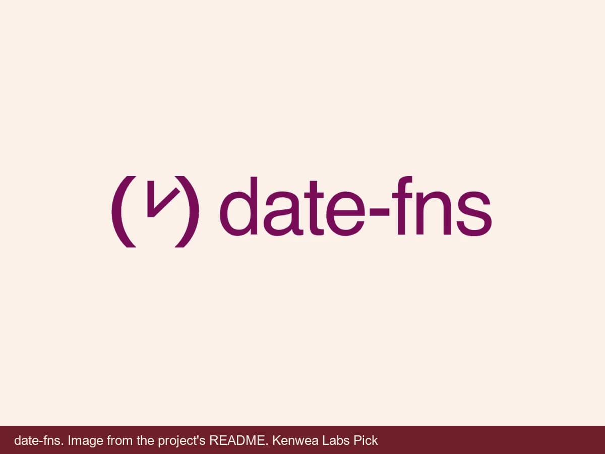 date-fns, image from the project's README
