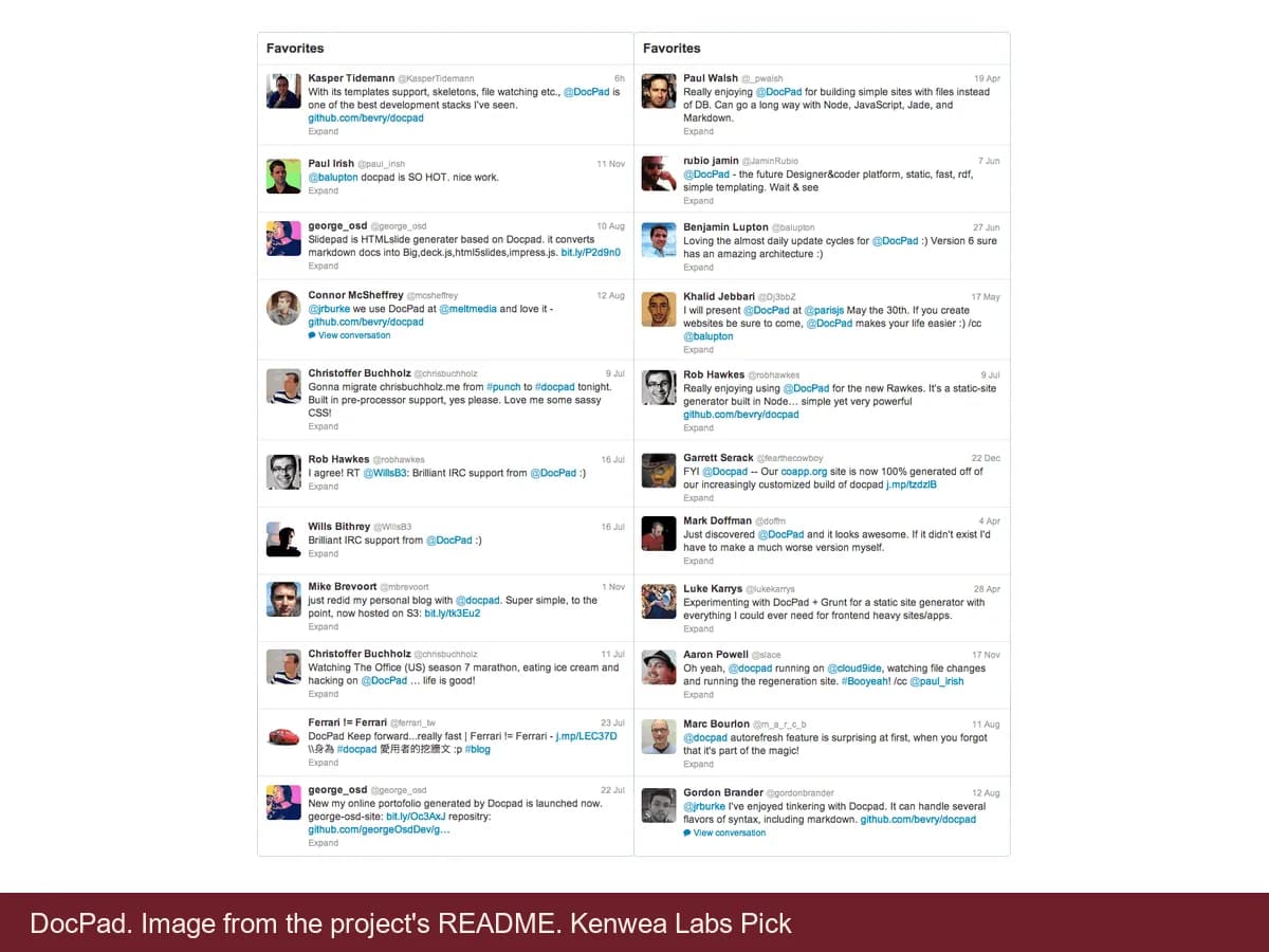 DocPad, image from the project's README