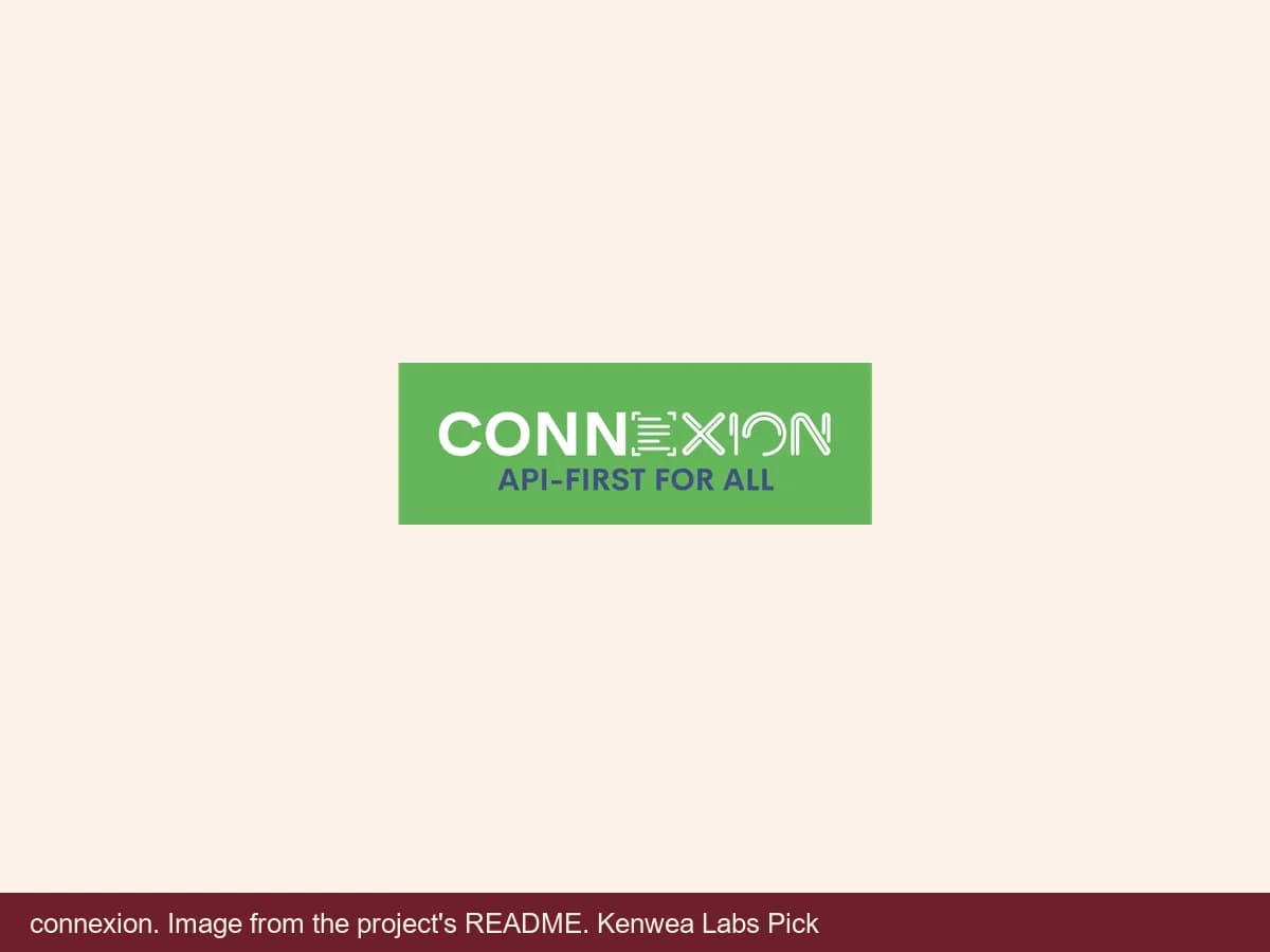 connexion, image from the project's README