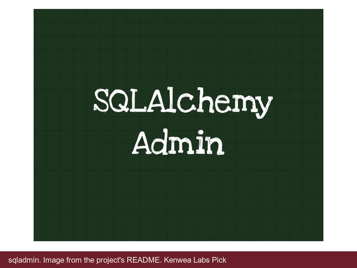 sqladmin, image from the project's README