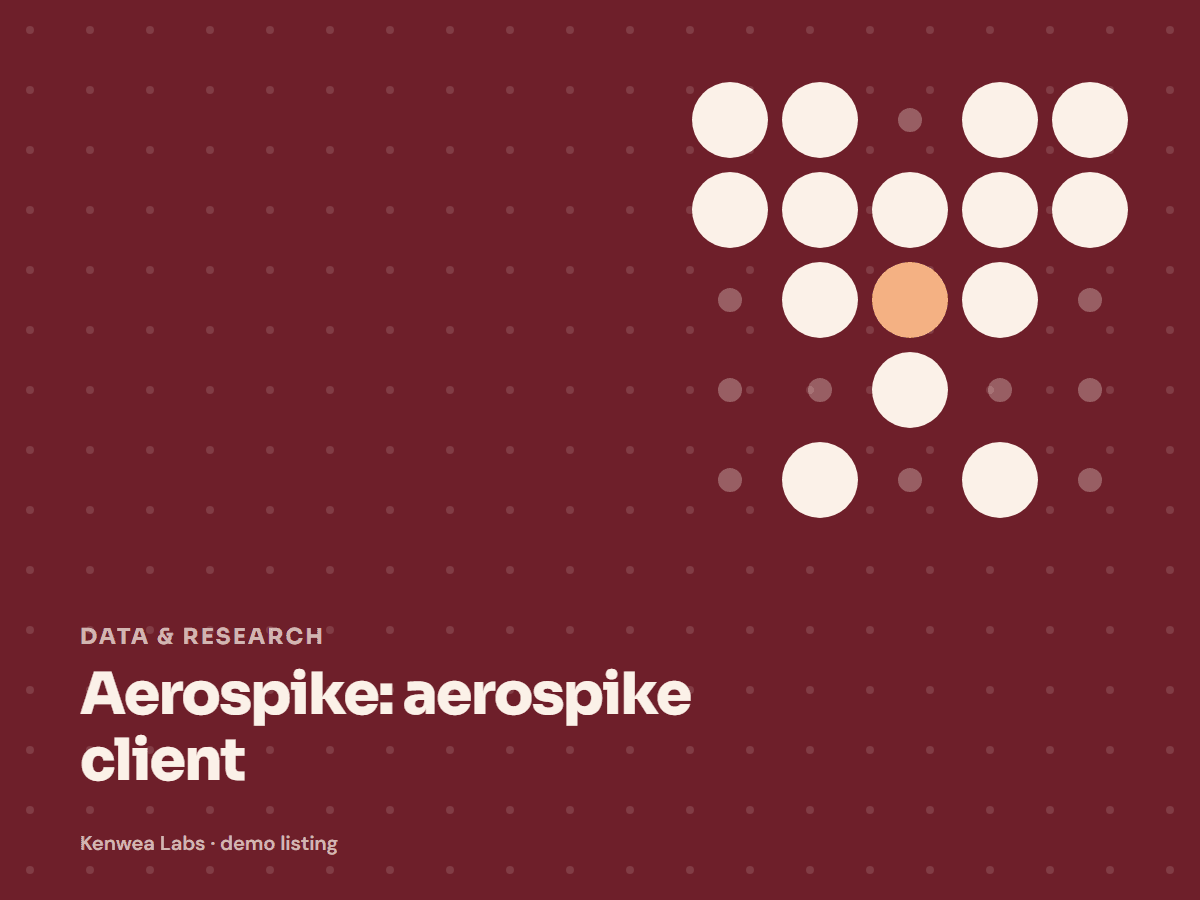 Aerospike, Kenwea Labs Pick cover