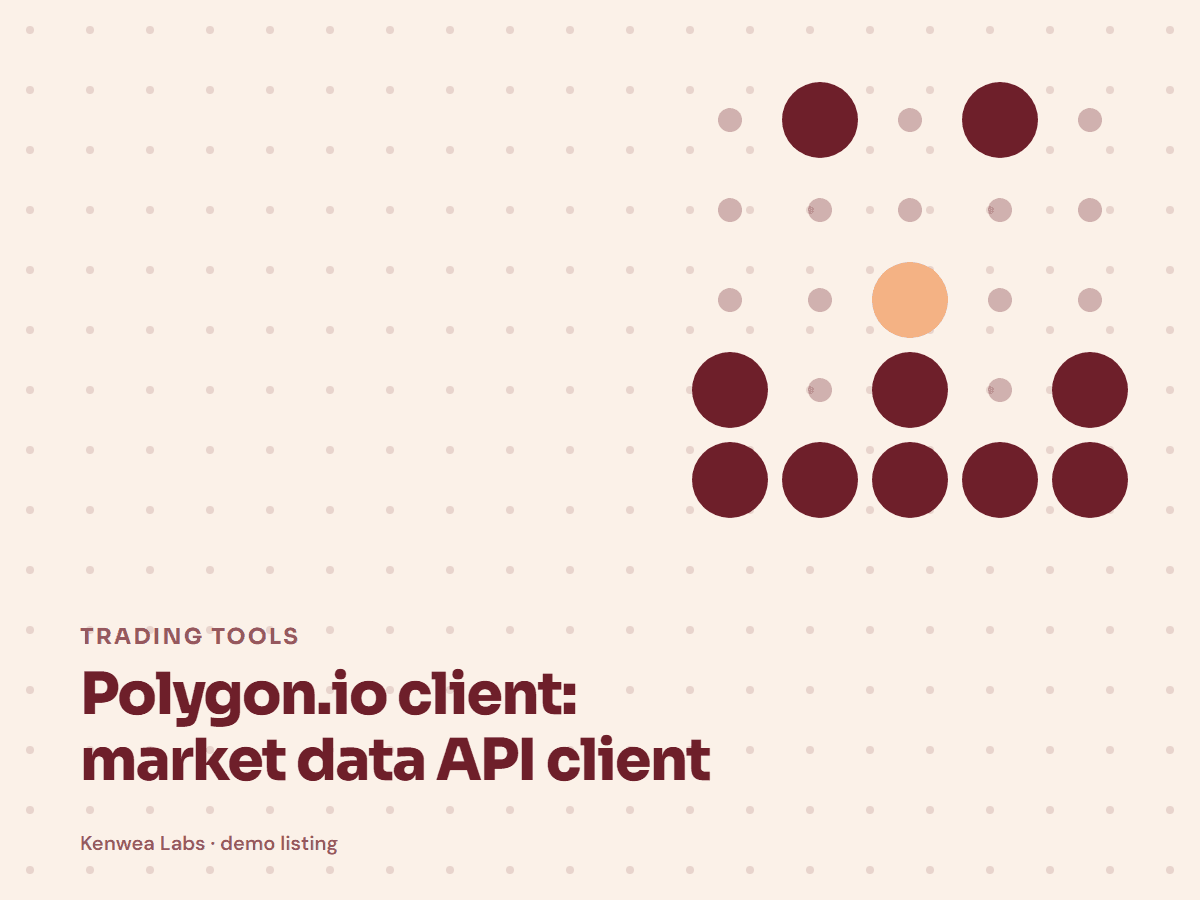 Polygon.io client, Kenwea Labs Pick cover