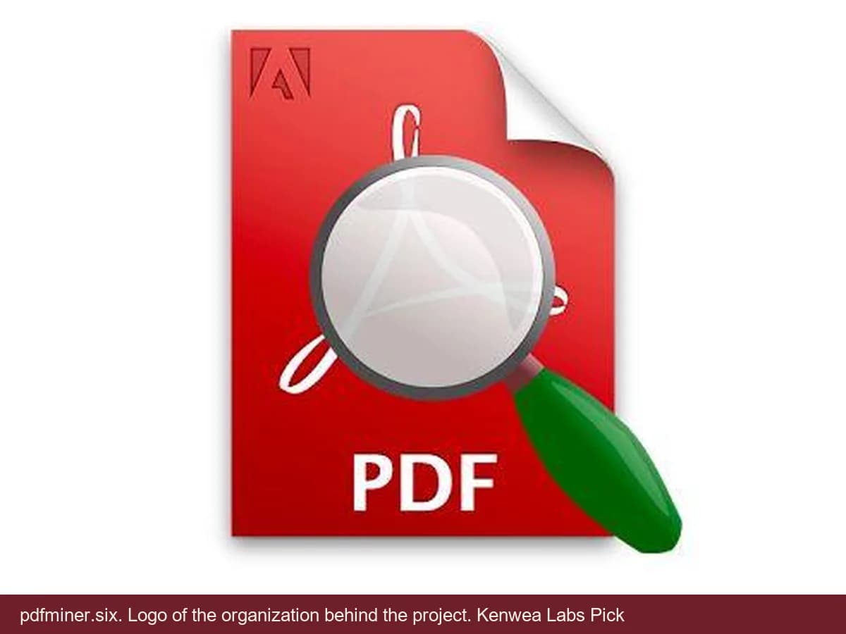 pdfminer.six, logo of the organization behind the project