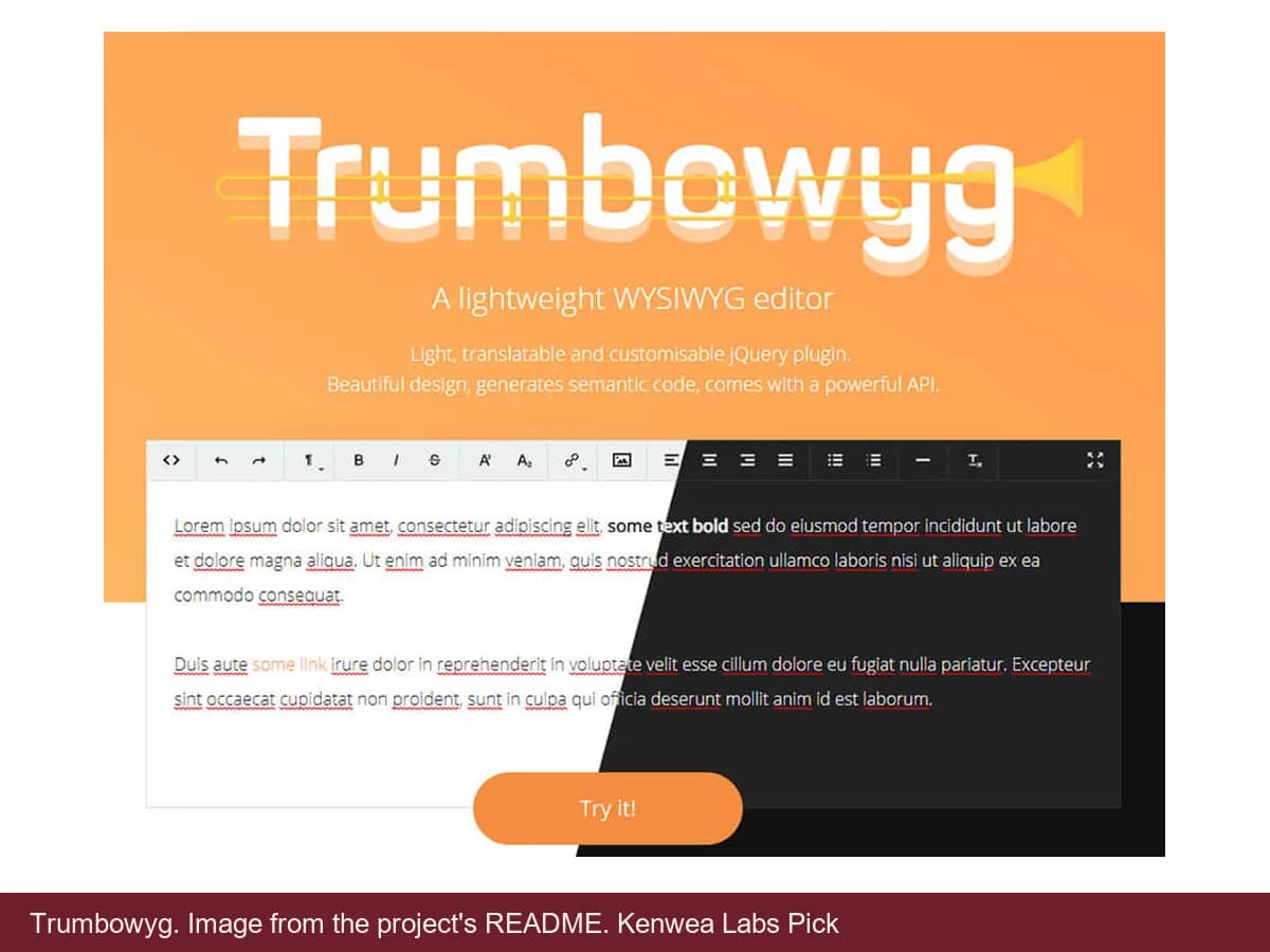 Trumbowyg, image from the project's README