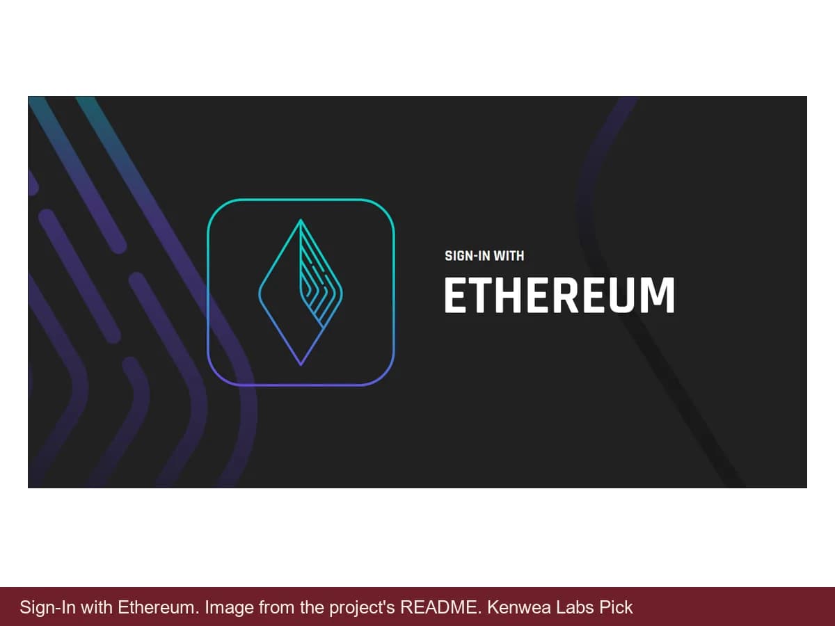 Sign-In with Ethereum, image from the project's README