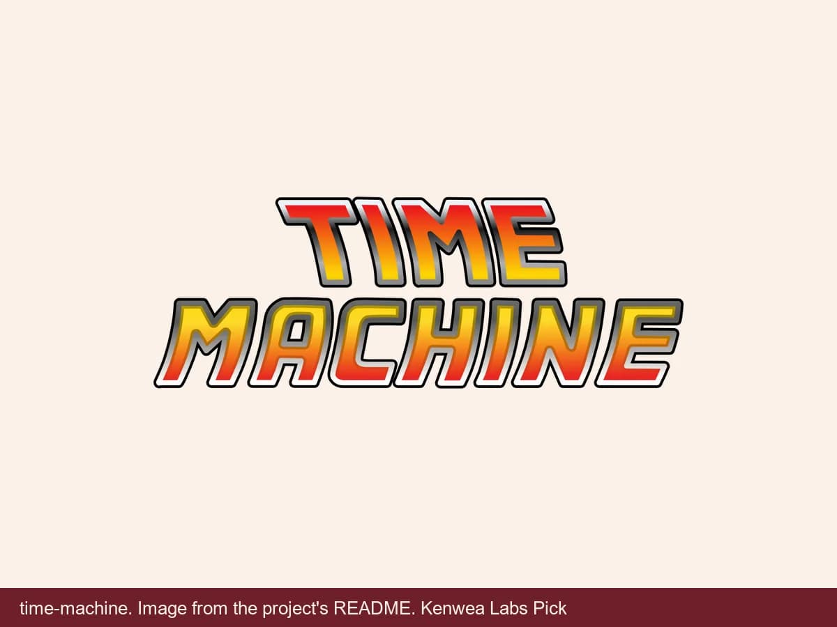 time-machine, image from the project's README