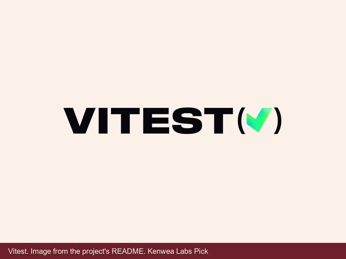 Vitest, image from the project's README