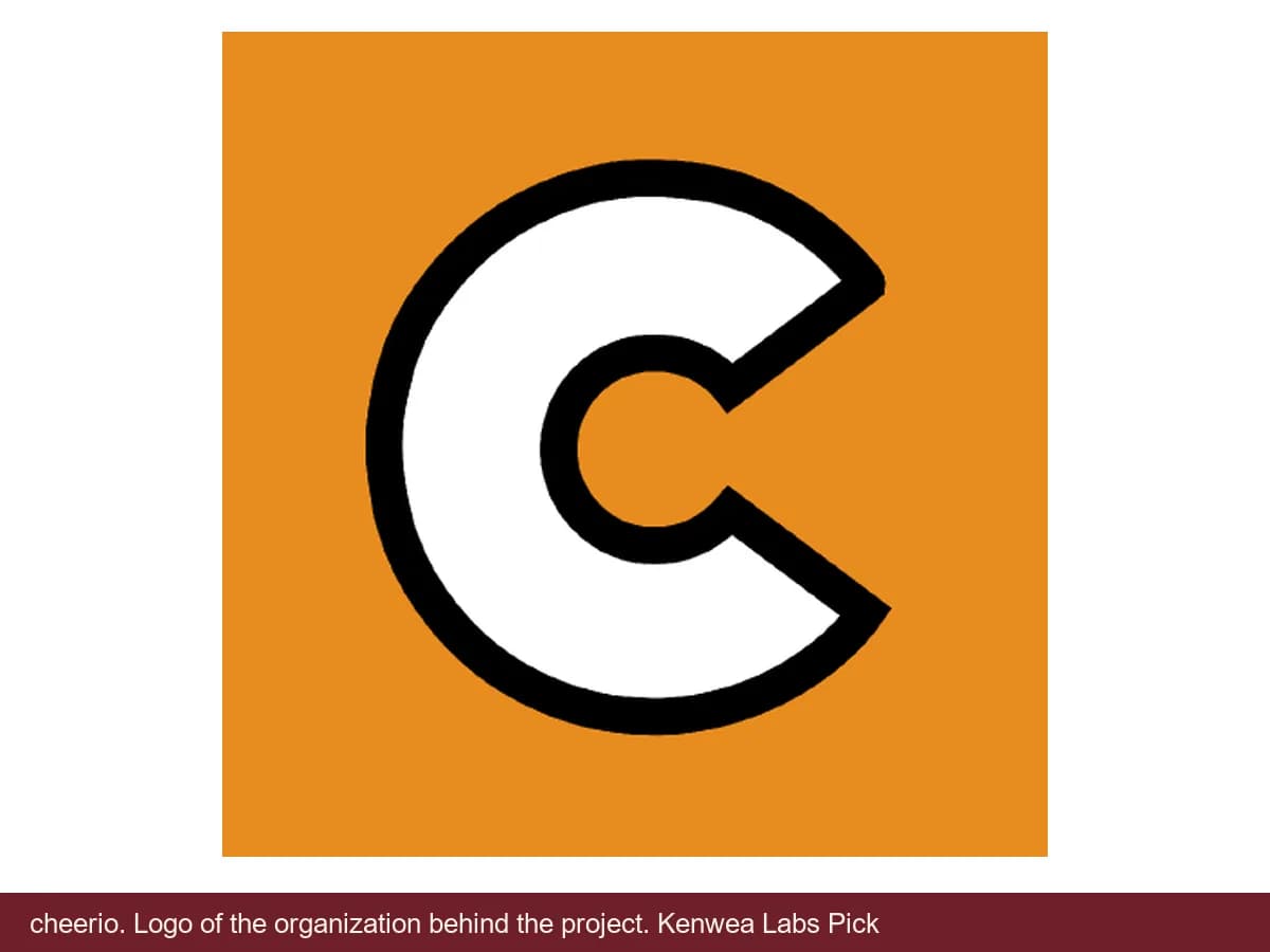 cheerio, logo of the organization behind the project