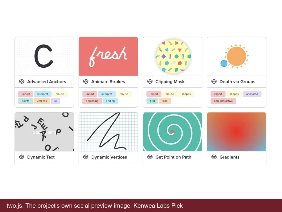 two.js, the project's own social preview image