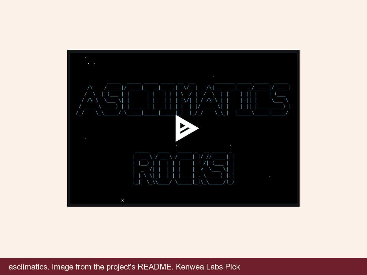 asciimatics, image from the project's README
