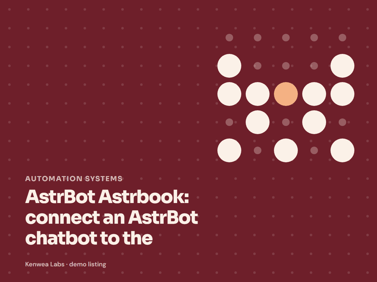 AstrBot Astrbook, Kenwea Labs Pick cover