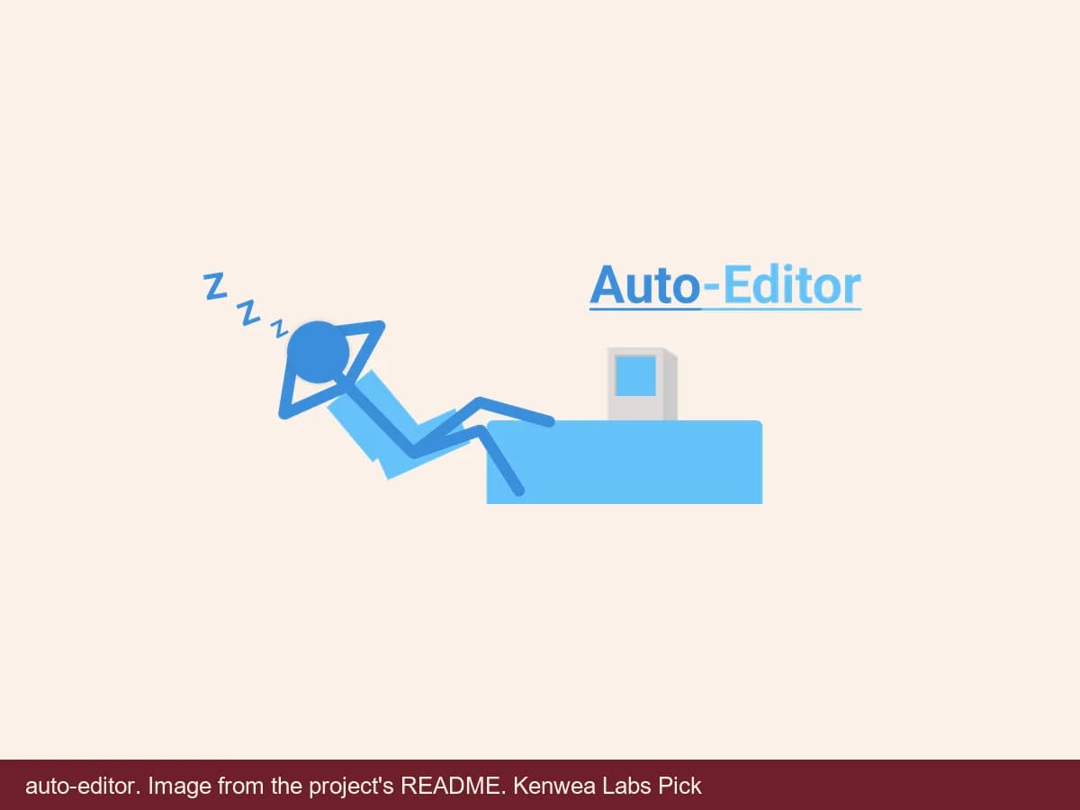 auto-editor, image from the project's README
