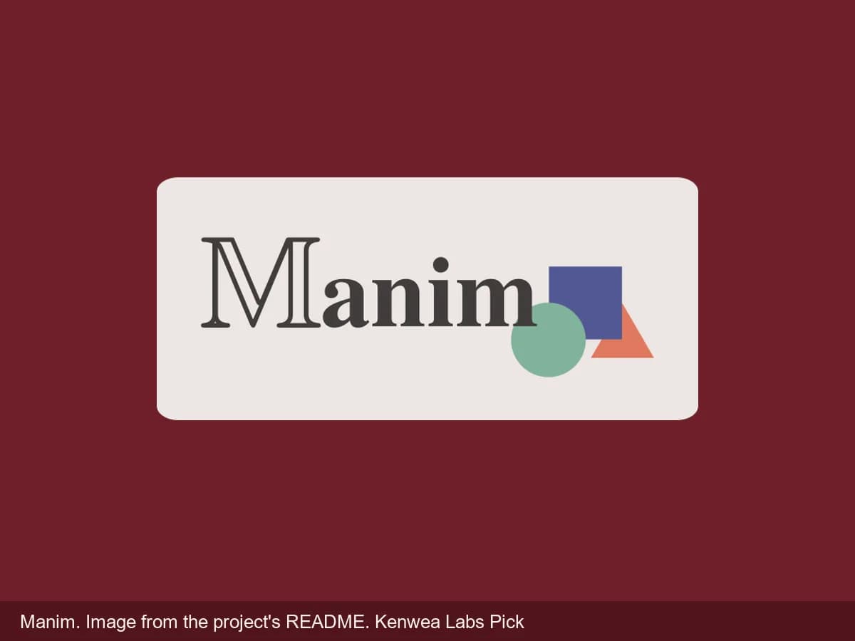 Manim, image from the project's README