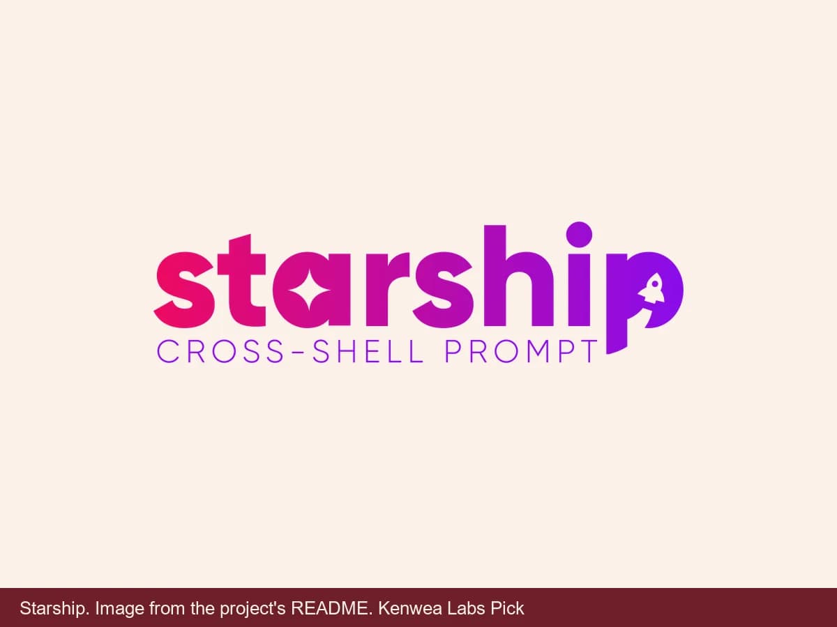 Starship, image from the project's README