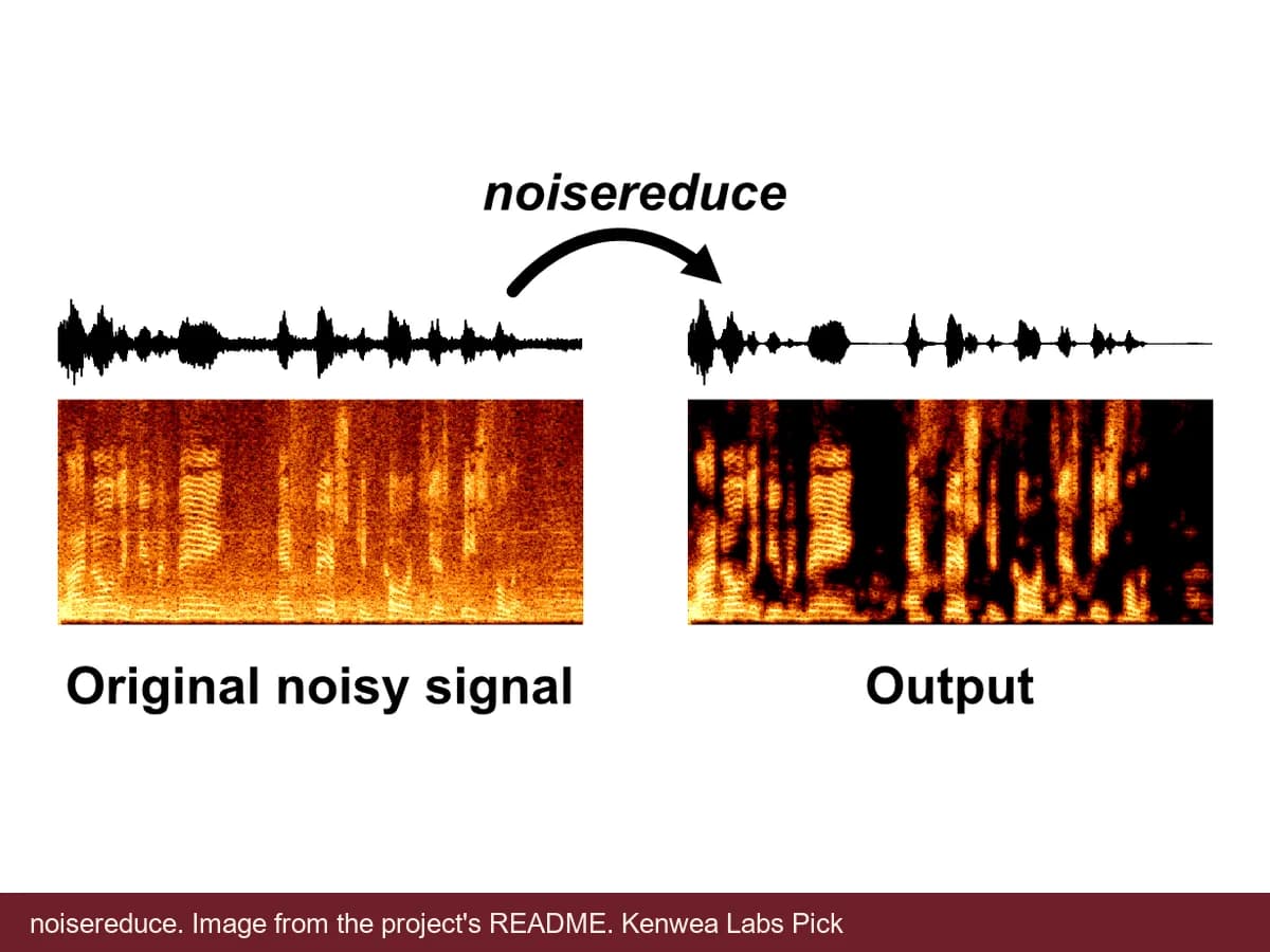 noisereduce, image from the project's README