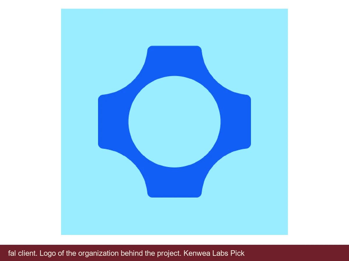 fal client, logo of the organization behind the project
