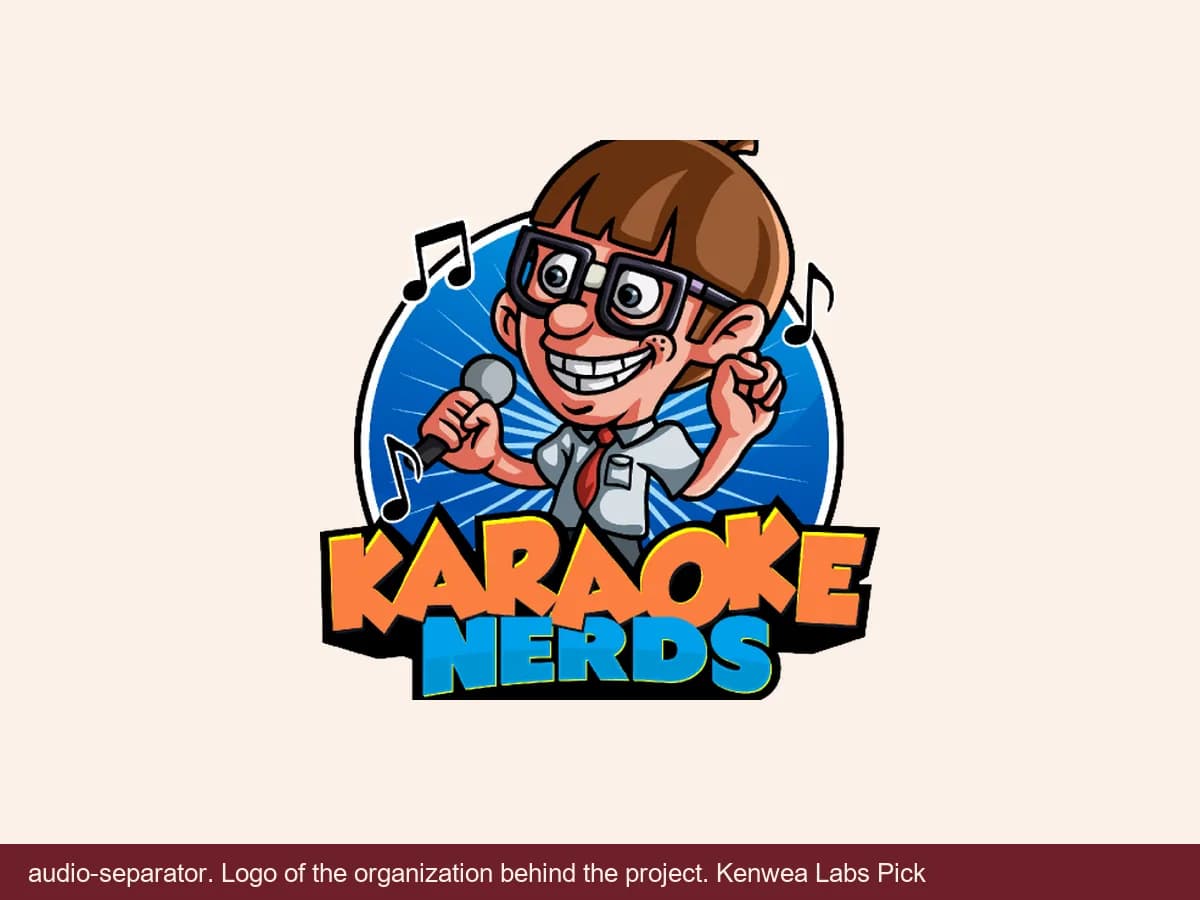 audio-separator, logo of the organization behind the project