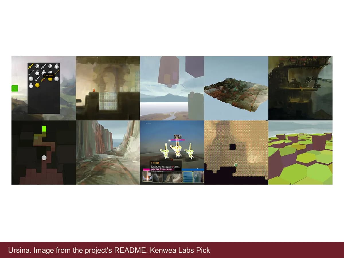 Ursina, image from the project's README