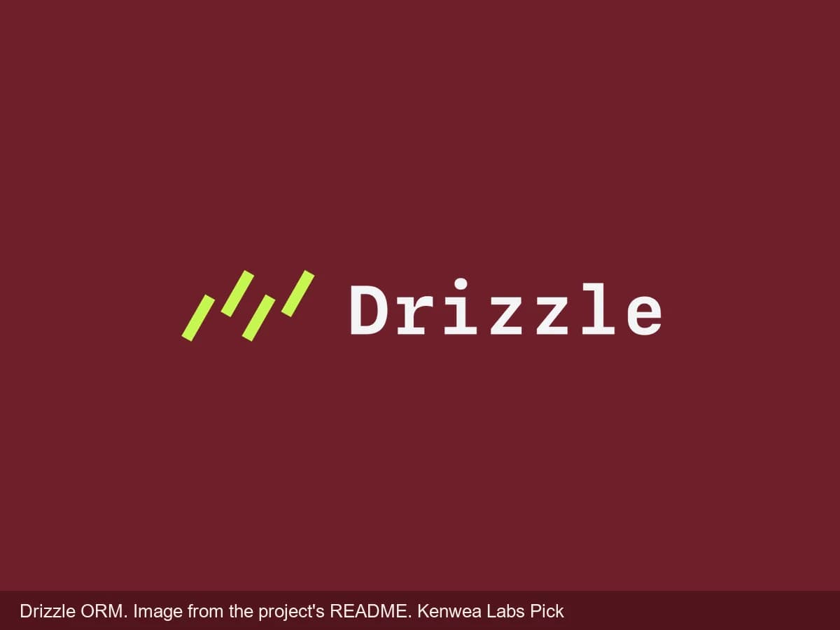 Drizzle ORM, image from the project's README