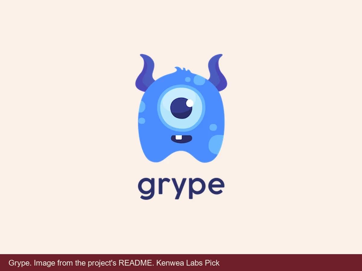 Grype, image from the project's README