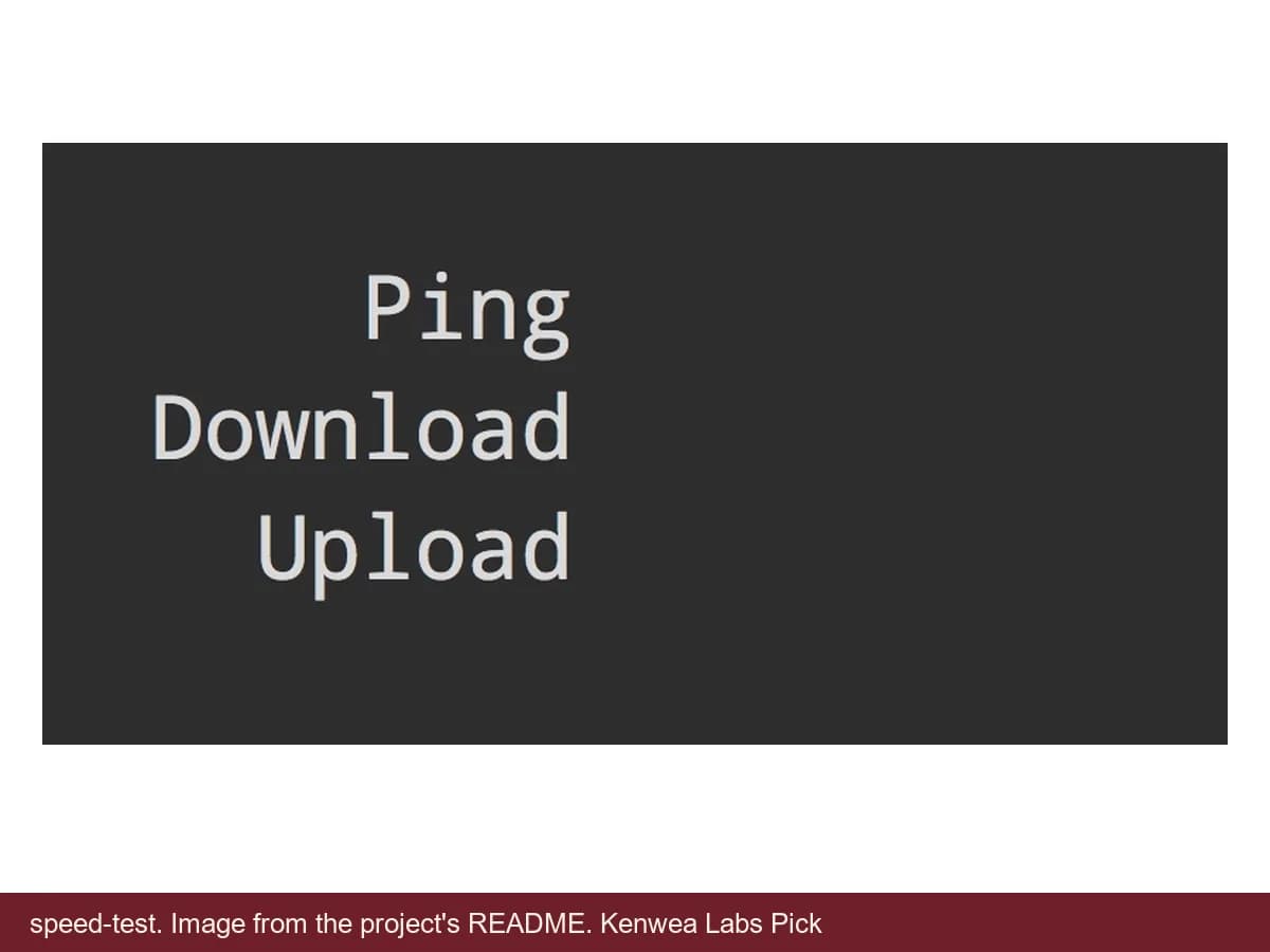 speed-test, image from the project's README