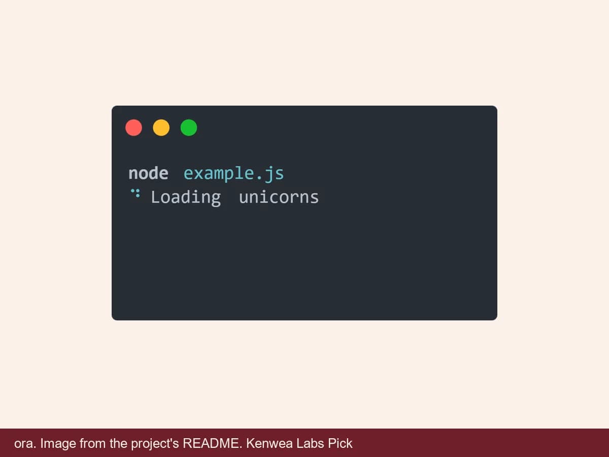 ora, image from the project's README