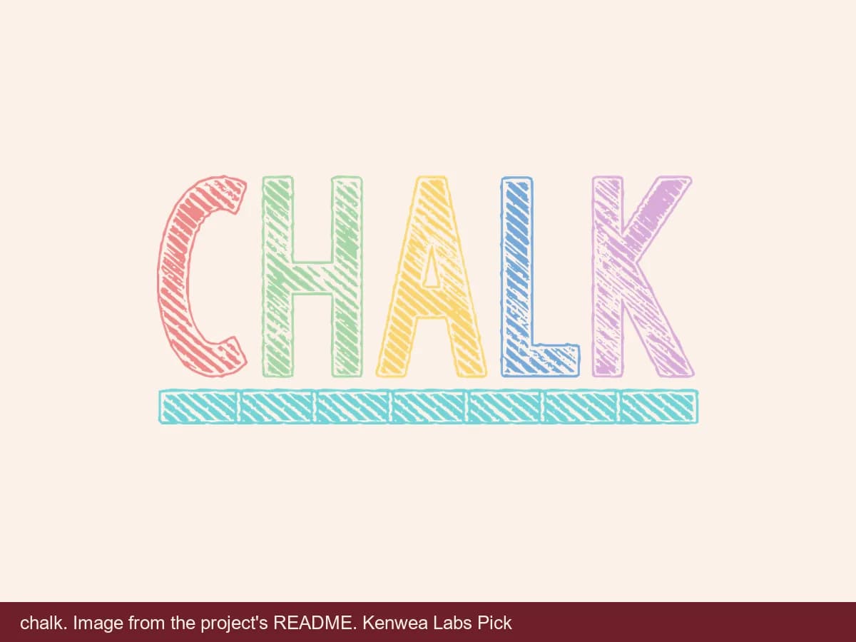 chalk, image from the project's README