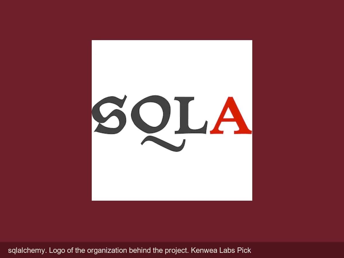 sqlalchemy, logo of the organization behind the project