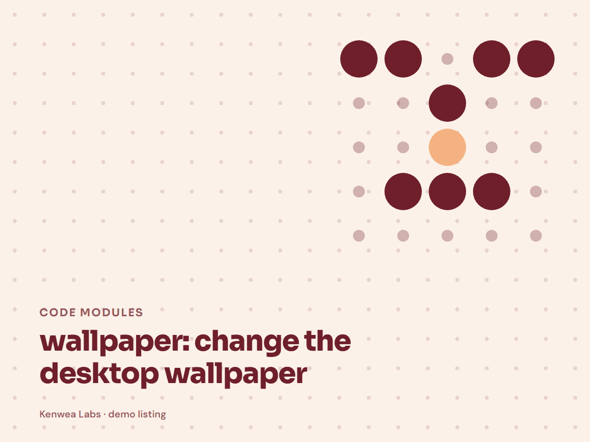 wallpaper, Kenwea Labs Pick cover