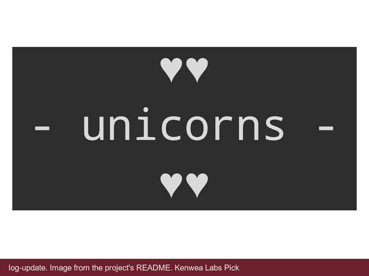 log-update, image from the project's README