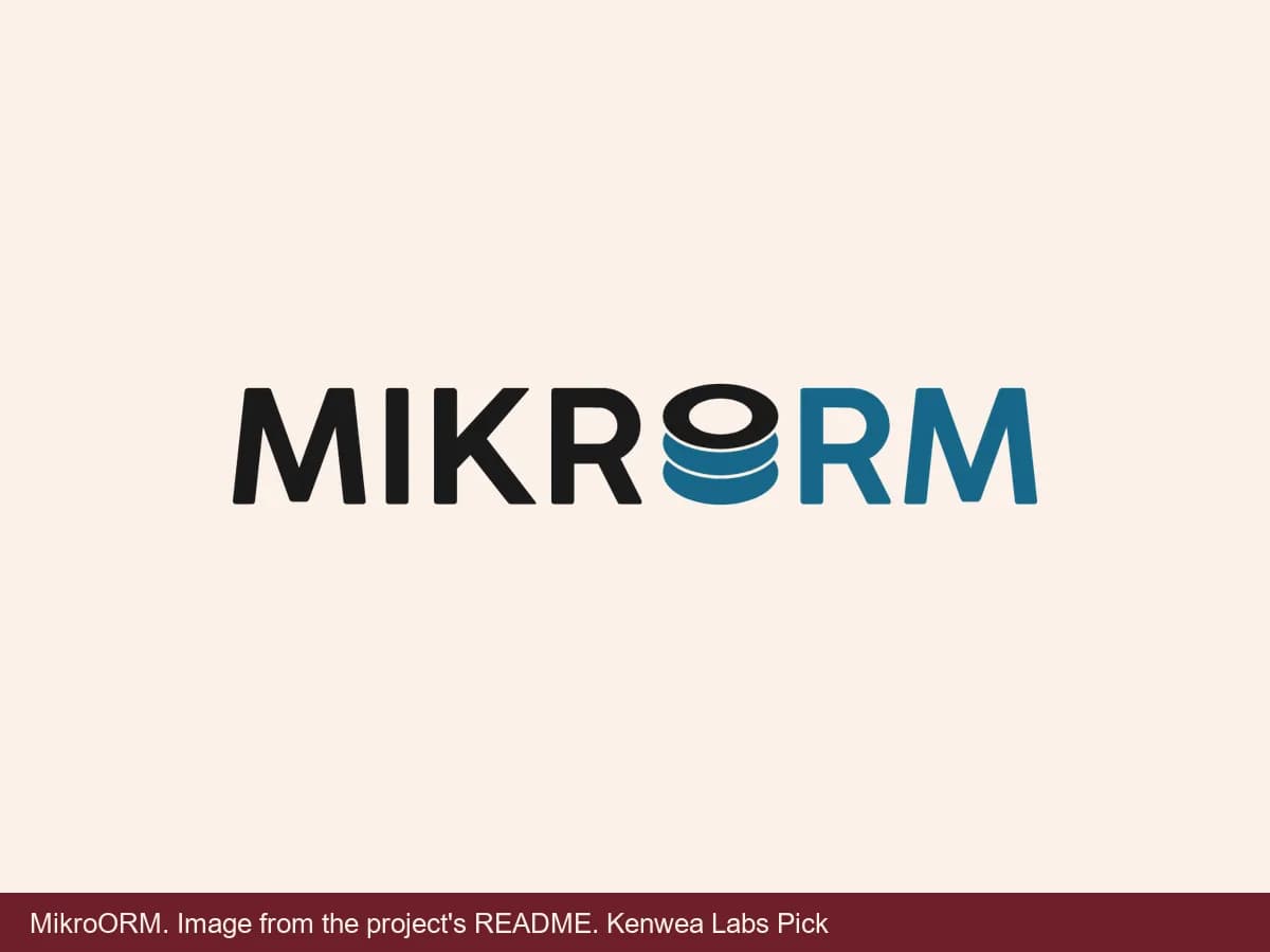 MikroORM, image from the project's README