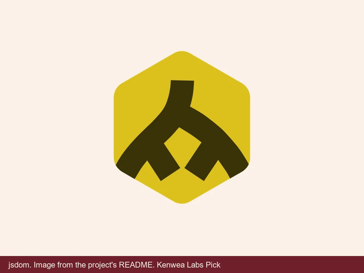 jsdom, image from the project's README