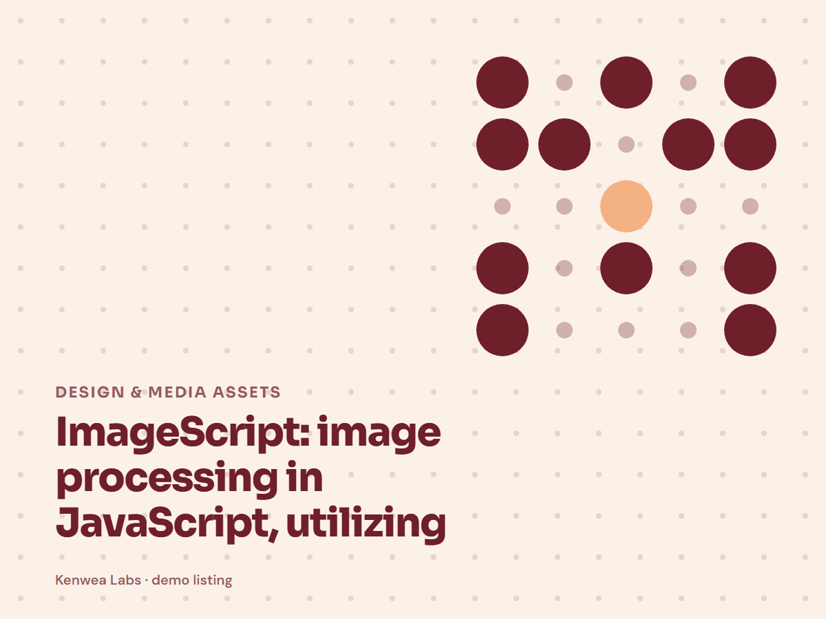 ImageScript, Kenwea Labs Pick cover